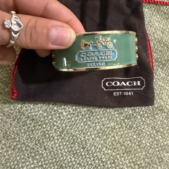 Coach Green and Gold Bracelet - Picture 1 of 4